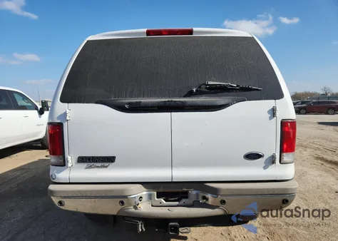 2001 Ford Excursion Limited z USA, uszkodzony, nr VIN 1FMNU43S51EA78496